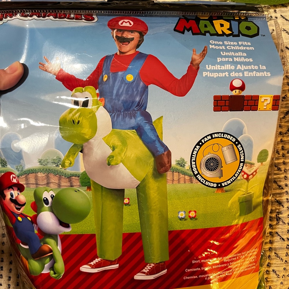 Kids Super Mario costume